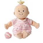 Manhattan Toy Baby Stella Soft First Baby Doll for Ages 1 Year and Up, 15", Peach