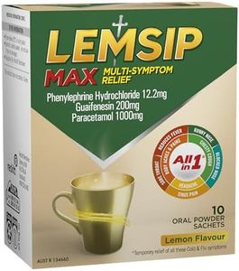 Lemsip Max Multi-Symptom Cold and Flu Relief Lemon 10 pack