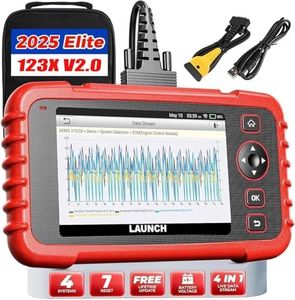 LAUNCH OBD2 Scanner 2023 Newest Elite CRP123X Code Reader Engine/ABS/SRS/Transmission Scan Tool with SAS Calibration/Throttle Reset/Oil Reset, Free Update, Auto VIN Battery Test Car Diagnostic Scanner