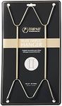 Tripar Wall Plate Hanger, Brass Wir