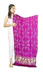 Women's Pure Gajji silk/Modal silk, Bandhej Bandhani hand tie & dye, natural dyes, Dupatta with zari lagdi patta Border (2.5 meter)