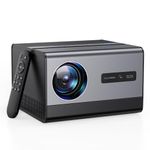 [Auto Focus/Keystone]Projector, Portable Mini Projector with 5G wifi 6 and bluetooth, 800 ANSI Outdoor Smart Projector Support 4K Native 1080P, Home Movie Projectors Compatible with iOS/Android/HDMI