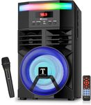 TRONICA The Musical Boombox-X 100 Watts Powerfull Tower Party Speaker with Disco Party Lights, Bluetooth,USB,Digital Fm,Mic/Aux with Remote & Free Wireless mic