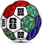 Covbozk FIFA World Cup 2026 Licensed Size 5 Soccer Ball, Waterproof PU Leather Match Training Ball for Adults Indoor Outdoor All Weather