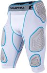 CHAMPRO Bull Rush 7-Pad Girdle, Whi