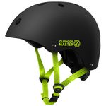 OutdoorMaster Kids Skateboard Cycling Helmet-Certified Adjustable Multi-Sports Helmet with Removable Liners for Skateboarding Skating Scooter (Black Lemon, Medium: 52-56cm / 20.5"-22")