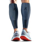 Rymora Calf Compression Sleeves for Men & Women (Ideal for Sports, Running, Shin Splints & More) (One Pair) (Charcoal) (Medium) [M]