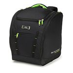 High Sierra Pro Series 2-Deluxe Trapezoid Boot Bag, Black/Zest, International Carry-On