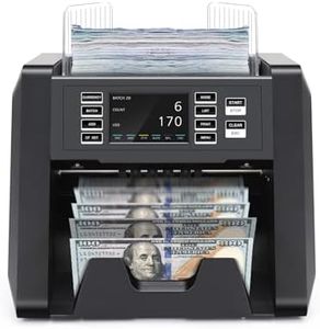 Cashtek N70A Business Grade Money Counter Machine with 2CIS/UV/MG/IR Counterfeit Detection, Serial Number Reading,Mixed Denomination,Bill Counter High Speed for Store, Small Business, Office