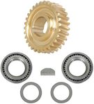 munirater Tine Shaft Gear Bearings Races Spacers Key Worm Gear Kit Replacement for MTD Troy Bilt Horse Tiller GW-11527 GW-1064 1064