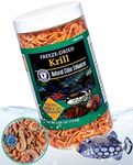 San Francisco Bay Brand Freeze Dried Krill Fish Food - All-Natural, Sustainably Harvested, High Protein Dried Shrimp for Freshwater and Saltwater Carnivores, Koi, Cichlids, Turtles - 5.08 oz (144g)