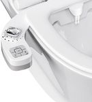 Bidet Attachment for Toilet UK, Non-Electric Ultra Slim Bidet Hot & Cold water bidet with Self-Cleaning Dual Nozzle Front & Rear Wash Bidet Toilet Attachment, Adjustable Water Pressure