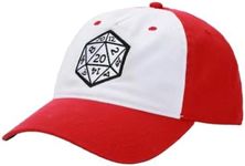 Dungeons and Dragons 20-Sided Die Patch Adult Baseball Cap Multicolored