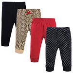 Hudson Baby Baby Boys, Basic Leopard, Unisex Cotton Pants and Leggings, 4 Toddler, 4 Years