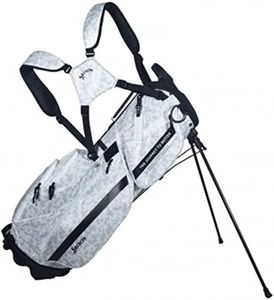 Srixon - Bolsa de Golf Lifestyle Stand - 4 divisores de Palos - 4 Bolsillos con Cremallera, Incluido un Bolsillo Grande Aislado - Correas de Transporte Dobles - Capucha de Lluvia incluida