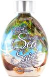 That's What Sea Said Tattoo Friendly Tanning Lotion Accelerator For Outdoor Pools & Indoor UV Skin Tanning Beds - White Lotion, NO BRONZER Coconut & Passion Fruit Hydrating Dark Tanning Lotion