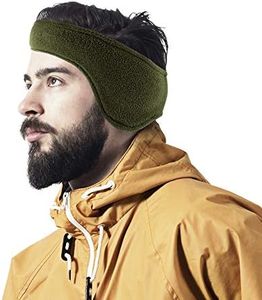 LUTHER PIKE SEATTLE Ear Warmers Headband - Soft Polar Fleece Winter Muffs for Men and Women Cold Weather and Snow Thermal Protection Gear - Tough Athletic Headwear for Outdoor Running and Exercise