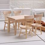 Z MAYABBO Wooden Dollhouse Furnitur