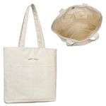Miss Lulu Women's Tote Bag Canvas Bags, Waterproof and Wear-resistant Tote Bag, Large Capacity School Shoulder Bag, Durable Eco-friendly Bags for Shopping, Schools, Trips
