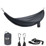 ENO, TravelNest Hammock & Straps Combo, Charcoal