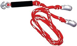 Wow World of Watersports Red/White Heavy Duty 1 2 3 or 4 Person 4K Tow Harness Rope for Boating, 11-3030