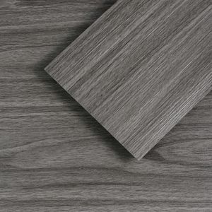 Grey Peel and Stick Floor Tile 36-Pack 54 Sq.Ft Luxury Thicken Vinyl Wood Plank Self Adhesive Waterproof DIY Flooring for Bedroom Bathroom Living Room