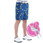 Royal & Awesome Eurostar Mens Golf Shorts, Crazy Golf Shorts