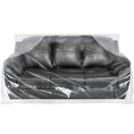 Yotelab Plastic Couch Cover for Moving,Sofa Bag Cover Protector,Furniture Cover for Storage,92Wx42Dx62/41H Inches