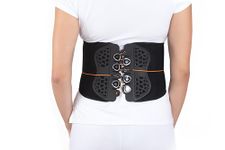 BLIZ Sattva | Lace Pull LS Support for Men & Women | Lower Back Support Belt for Pain Relief & Spine Stability | Lower Back Stretchable Belt and Adjustable Pulley Mechanism for Targeted Compression