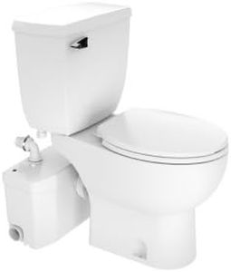 Saniflo SaniPLUS: Macerating Upflush Toilet Kit (with Standard Bowl)