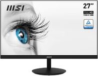 MSI PRO MP271A 27" Eye Care Ergonomic Business Computer Monitor, FHD 1920x1080, IPS, Frameless, 100Hz, 1ms, Tilt Compatible, HDMI&DP&VGA Port, Built-in Speakers, VESA, Black, 3 Year Warranty