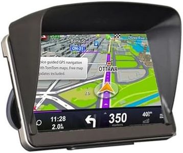 Provecta 7 inch Touchscreen Car Truck Navigation GPS Navigator System Sat Nav Lifetime AU Map Speedcam 8G with Anti-Glare Visor