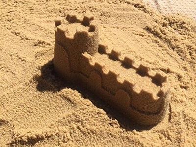 Jurassic Sands Golden Cambrian Beach Sand Play Sand - 47 Pound Sandbox Sand