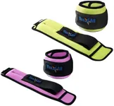 Yes4All Combo Wrist & Ankle Weights (1.5lbs + 3lbs) with Adjustable Strap - for Jogging, Gymnastics, Aerobics