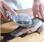 Daizy Samz Fish Scale Scraper, for Cleaner Fish Scales Brush Shaver Remover Scale Knife Peeler Skin Peeler Fish Tools Kitchen Gadget (Pack of 1)