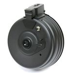 CYMA 2500rd Electric Winding Drum Magazine for Tokyo Marui, G&P, JG AK47 AK74 Airsoft AEG (Black)