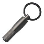 Hugo Boss Pure Keyring, 6 cm, Grey (Matte Dark Chrome)