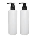 Gugxiom 2PCS Massage Oil Dispenser, Reusable Bottles of 8 Oz, Massage Oil Heater Pump Dispenser, Replacement Accessories for Gugxiom Massage Oil Warmer