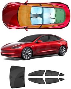 X-CAR Window Sunshade Block Cover Sunproof UV Rays Camping Privacy Protection Set of 7 for Tesla Model 3 Highland 2023-2025