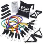 Black Mountain Products Ultimate Exercise Resistance Band, Multicolour, Pack of 7