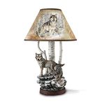 The Bradford Exchange 'Spirits Of The Forest' Wolf Lamp