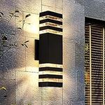 Outdoor Wall Light, LED Square Up&D