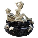 SELPONT y Halloween Skull Sexy Man Ashtray Large Cigarette Ashtray Stand Use as Outdoor Indoor Cool Resin Decoration Gift for Father Boyfriend Lady Girl Women by LLAMEVOL