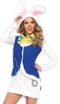 Leg Avenue Women's Costume, White/Blue, Small