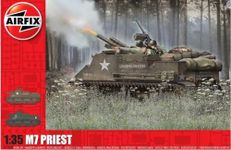 Airfix M7 Priest 1:35 WWII Military Tank Armor Plastic Model Kit A1368