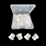 30 Pcs White Hole Plugs 10mm (3/8") White Plastic Hole Plugs White Plastic Plugs for Holes Hardware Plugs Cabinet Hole Plugs Screw Hole Plugs Plastic Plugs for Holes (White)