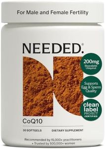 Needed. CoQ10 - Coenzyme Q10, for Men and Women, 200 mg of Ubiquinol, Supports Energy Production, Protects Cells from Damage, and Supports Metabolism | 30 softgels