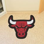 NBA Chicago Bulls Mascot Mat, Small, Black