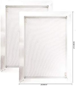 Aluminum Screen Printing Screens 25X35 CM Frame-110 White Mesh (2 PCS)