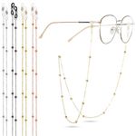 Eyeglass Chain, Metal Glasses Chain, Eyeglass Chain Lanyard,Women Sunglasses Strap Glasses Holder（5 Color）